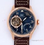 BBR Swiss Replica IWC Big Pilot's Constant-Force Tourbillon Mens Watch Rose Gold Case